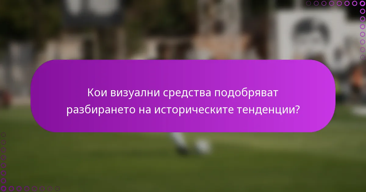Кои визуални средства подобряват разбирането на историческите тенденции?